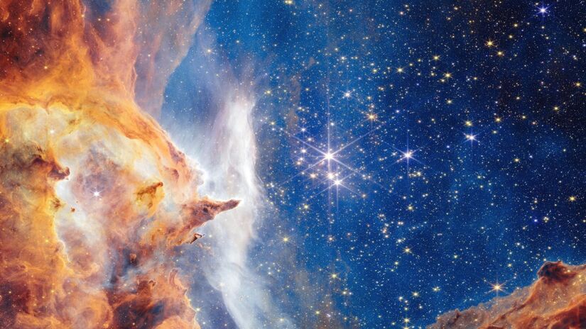 Webb capturou estrelas recém-nascidas se formando em nuvens de poeira e gás / NASA, ESA, CSA, STScI