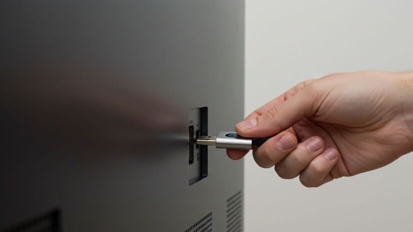O uso mais óbvio da porta USB é como ponto de carga / ImageFX
