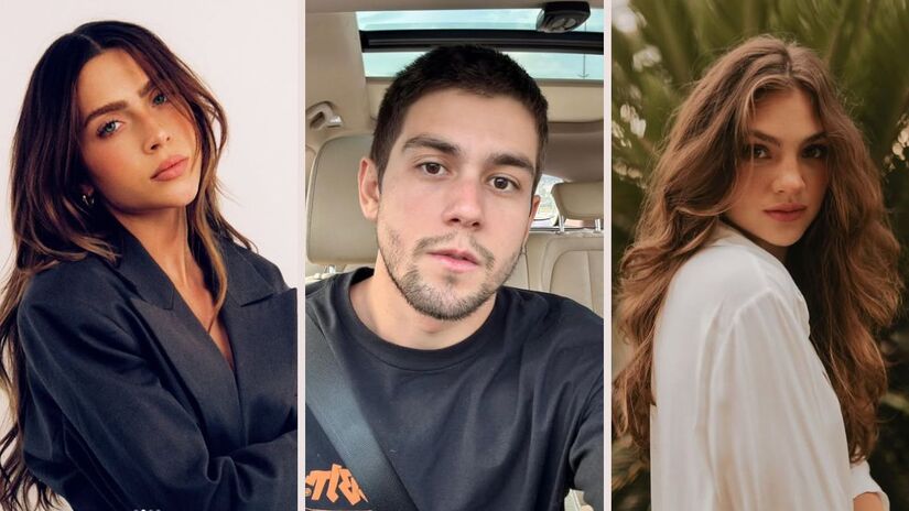 Jade Picon, Daniel Rangel e Débora Ozório estrelam o piloto da primeira novela vertical da Globo/ Reprodução Instagram/@jadepicon/@danielrangel/@ozoriodebora