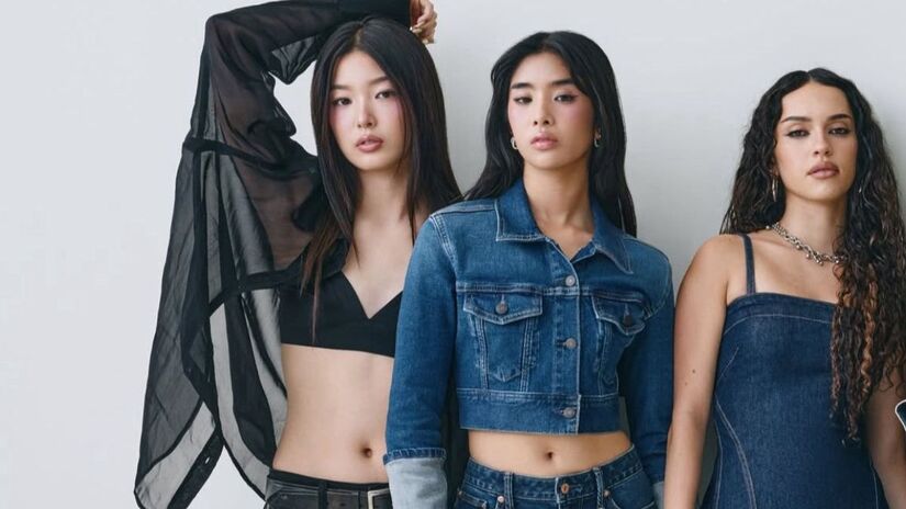 Manon, Lara e Megan do Katseye para a GAP - Divulgação/GAP