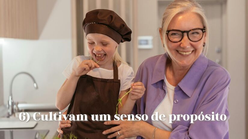 Ter tempo demais pode ser desorientador, você começa a se perguntar: "Qual é o meu propósito agora?" Pessoas que se mantém mentalmente fortes aos 80 quase sempre têm algo que dá sentido aos dias  voluntariado, mentoria, cuidar de animais ou cultivar um jardim. O propósito dá estrutura aos dias e direção aos pensamentos. Transforma o tempo de algo a ser preenchido em algo a ser vivido. Mesmo pequenos gestos, como ajudar um vizinho ou ensinar um neto a cozinhar, reacendem o sentimento de utilidade e alegria/ Mikhail Nilov/Pexel