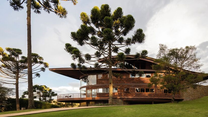 Casa Pinhão/Mareines Arquitetura - Reprodução/Leonardo Finotti