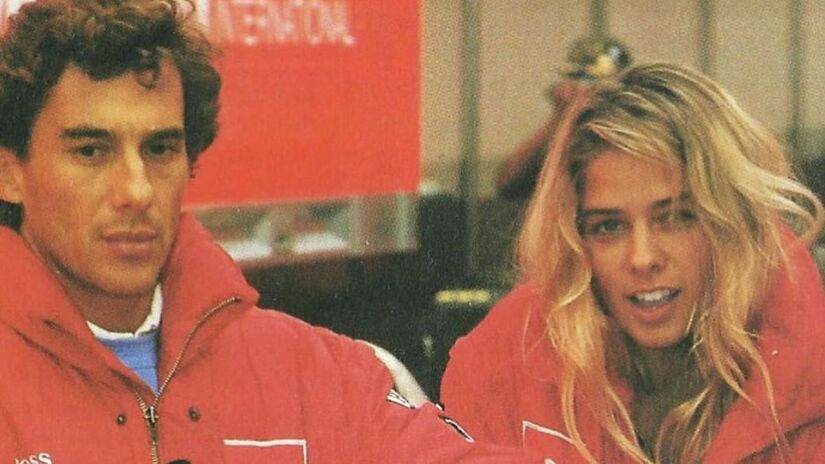 Eles se conheceram durante o Grande Prêmio do Brasil de 1993, quando Adriane foi convidada para uma sessão de fotos com o piloto/Instagram/Adriane Galisteu