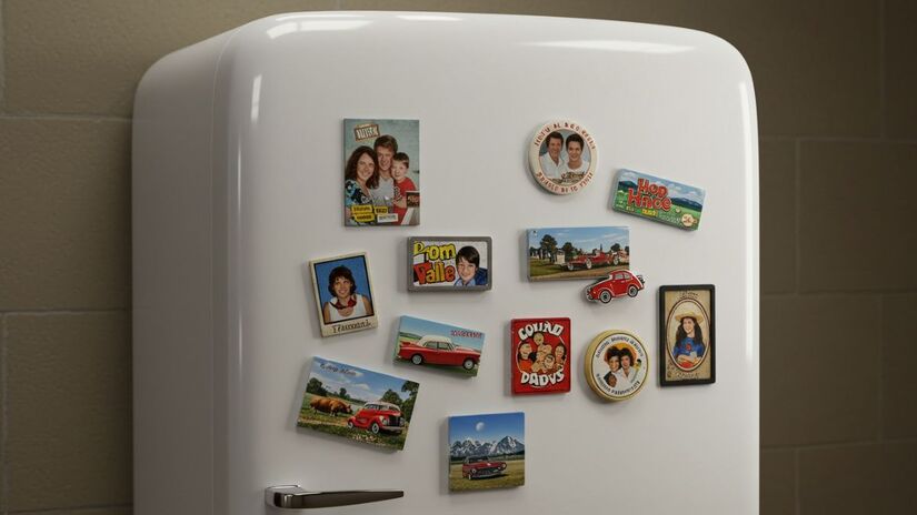 Murais magnéticos e painéis decorativos são alternativas seguras para personalizar a cozinha sem risco