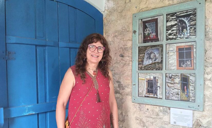 Os visitantes podem ver ainda algumas fotos premiadas em salões de arte, como as fotos em Paraty, no Rio de Janeiro, em dias de maré cheia e em poças de água de chuva/Nayara Martins