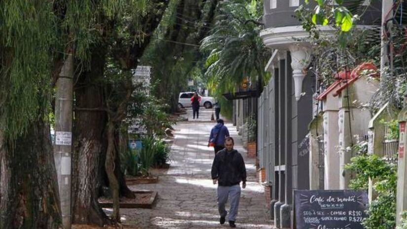 A Rua Gonçalo de Carvalho atrai pelo charme / Cristine Rochol / PMPA
