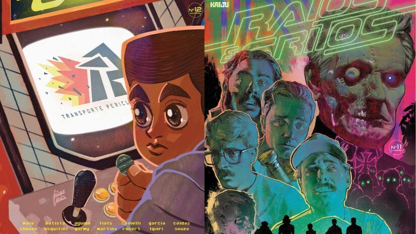 A principal publicação da editora é a antologia em quadrinhos Raios & Gritos, uma publicação trimestral que apresenta histórias curtas de terror, sci-fi e aventura, criadas por alguns dos mais incríveis e diversos artistas nacionais/ Kaiju Editora