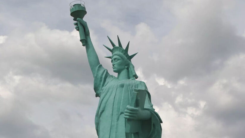 Estátua da Havan em Santa Catarina é considerada a maior estátua do Brasil (Havan/Divulgação)