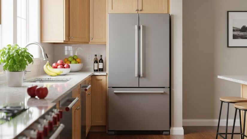 Os estalos altos vindos da geladeira durante a noite são comuns e, na maioria das vezes, não indicam defeito, mas sim o funcionamento normal do eletrodoméstico / Fotos: Imagens geradas por IA/ImageFX