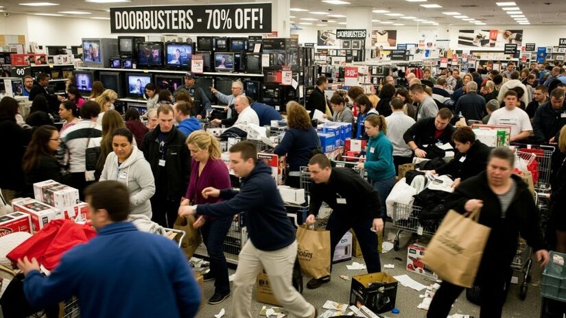 A Black Friday oferece muitas promoções, mas também aumenta o risco de fraudes e anúncios enganosos / Fotos: Imagens geradas por IA/ImageFX