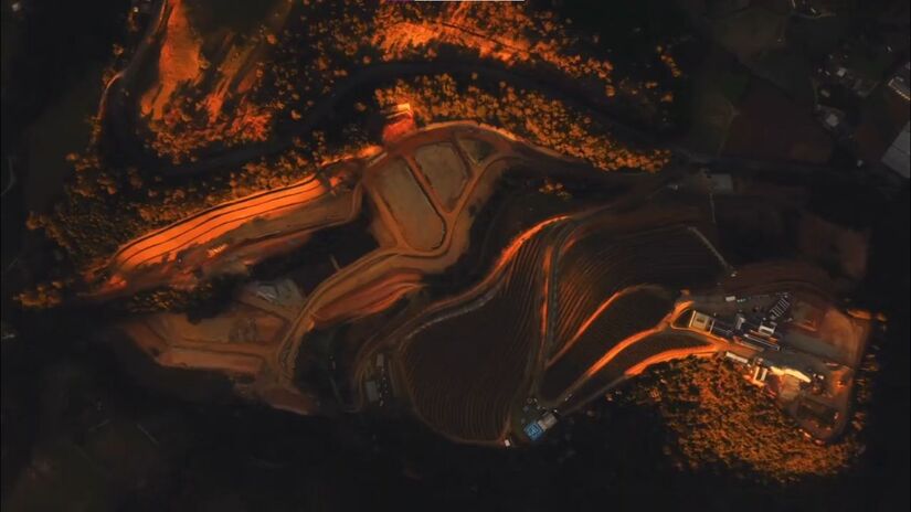 Vista aérea da Vinícola Maturano, em Teresópolis, um dos projetos beneficiados pelo novo acesso rodoviário/ Reprodução YouTube/Onde a Vista Encanta