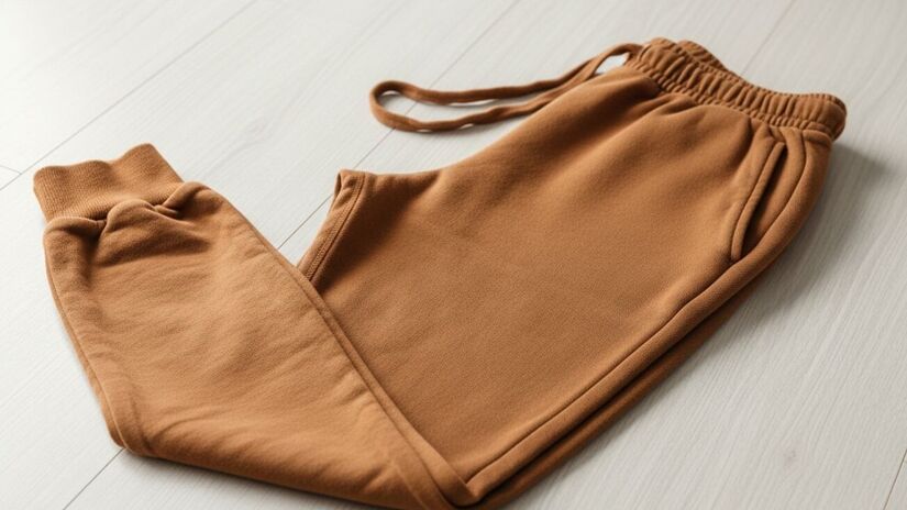 Chamada Pantalon Jogging Droit Femme Elementals, a peça tem corte reto, caimento elegante e tecido macio, ideal para dias frios e corridos