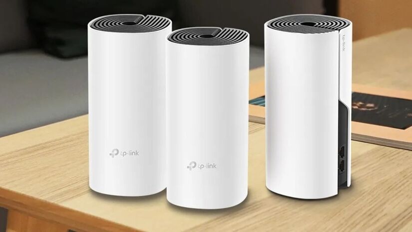 O sistema mesh cria uma rede com vários pontos conectados que distribuem o sinal por toda a casa / Divulgação/TP-Link