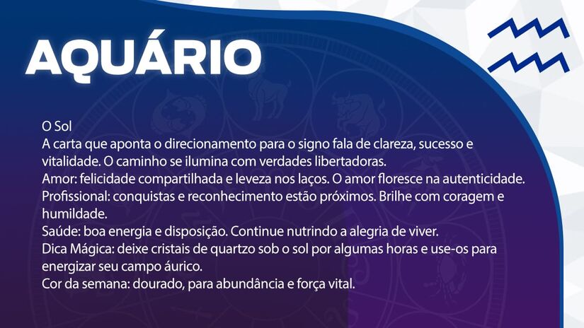 Previsão para Aquário / Arte/DL
