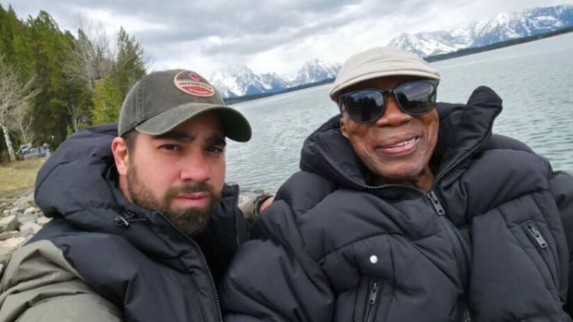 Milton Nascimento com o filho, Augusto Nascimento que comunicou a imprensa sobre o diagnóstico do pai/ Reprodução Instagram/@miltonbitucanascimento