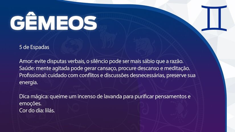 Previsão para Gêmeos / Arte/DL
