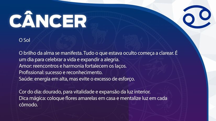 Previsão para Câncer / Arte/DL

