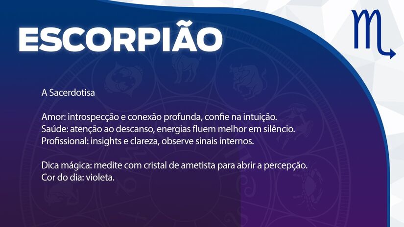 Previsão para Escorpião / Arte/DL
