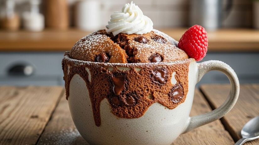 A principal dificuldade das sobremesas de micro-ondas é evitar que o bolo fique seco e borrachudo