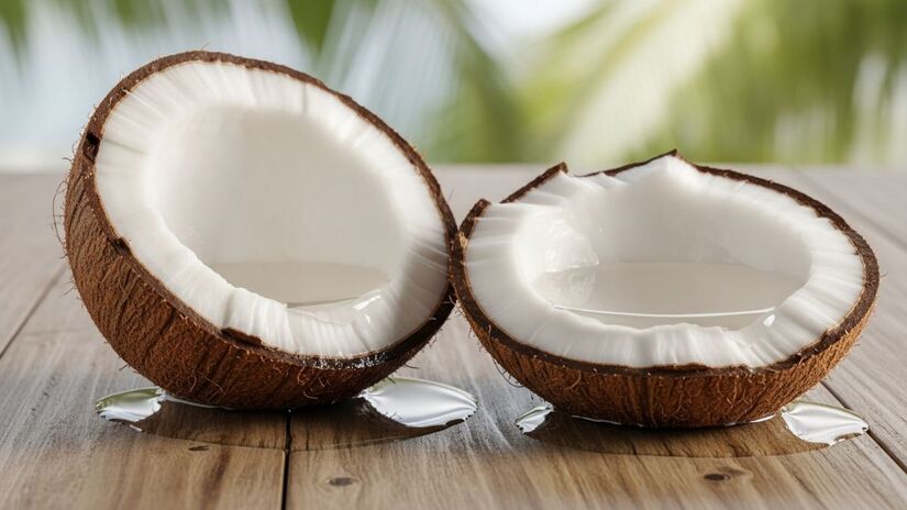 A alimentação é fundamental no processo de emagrecimento, e o coco se destaca como um dos alimentos mais benéficos nesse contexto / Fotos: imagens geradas por IA/ImageFX