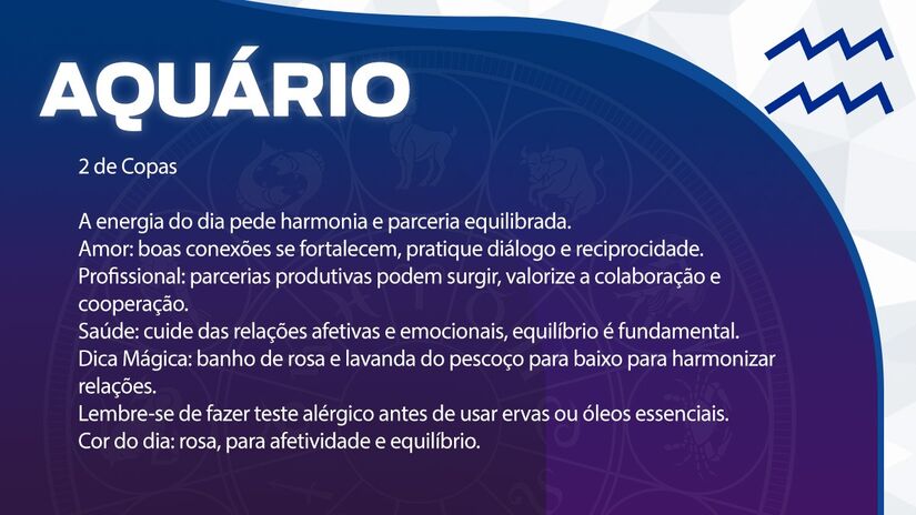 Previsão para Aquário/ Arte/DL