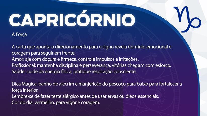 Previsão para Capricórnio / Arte/DL
