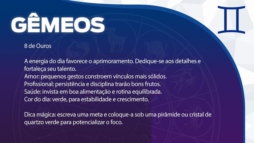 Previsão para Gêmeos / Arte/DL
