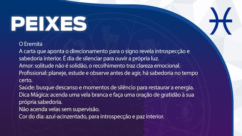 Previsão para Peixes / Arte/DL