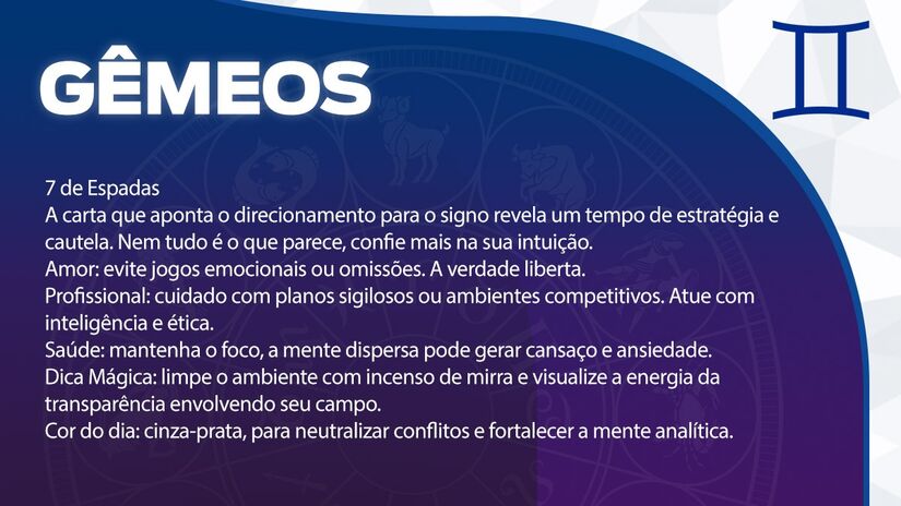 Previsão para Gêmeos / Arte/DL
