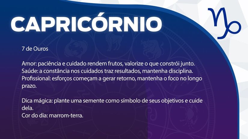 Previsão para Capricórnio / Arte/DL
