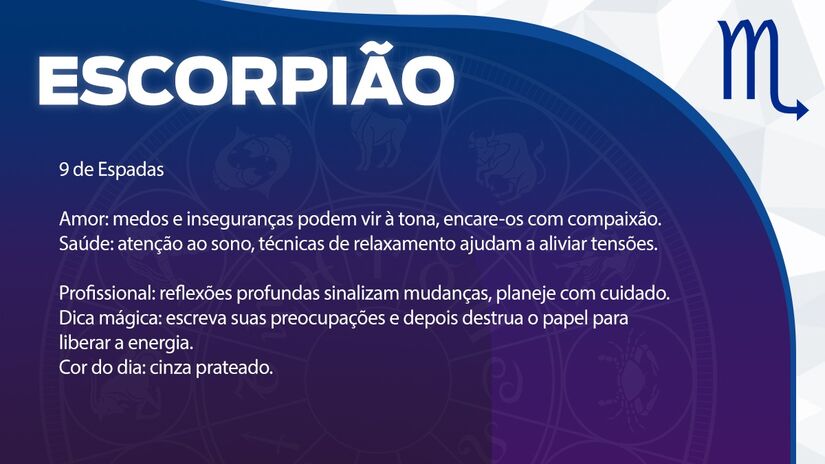 Previsão para Escorpião / Arte/DL
