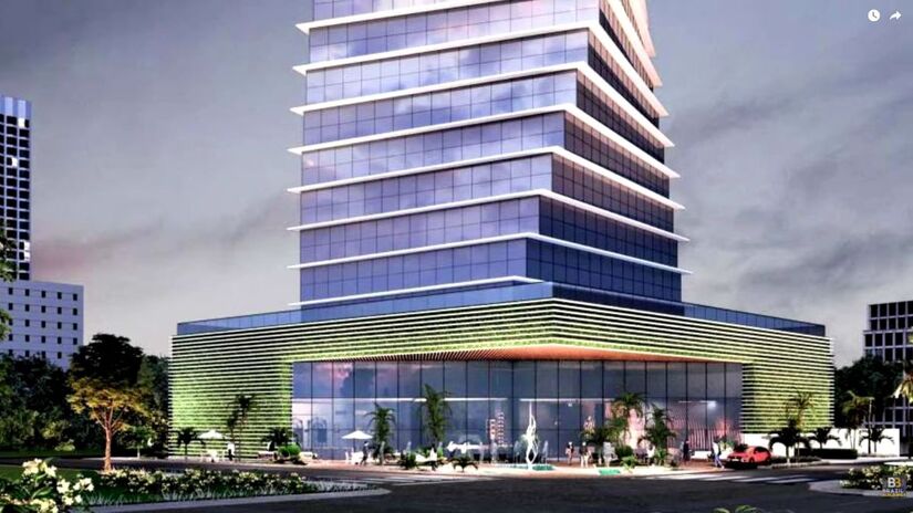 Com previsão de conclusão para 2027, o HB Square será o prédio comercial mais alto da cidade, alcançando 115 metros de altura