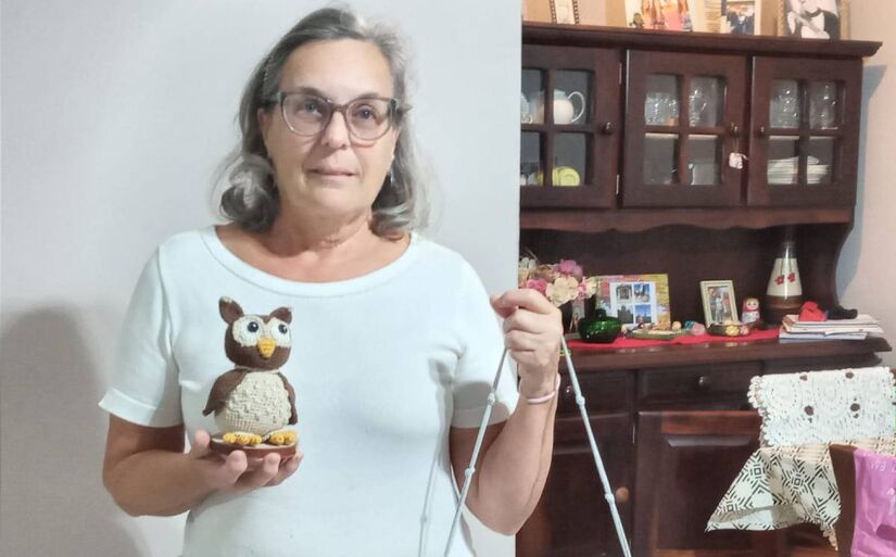 Esse é o trabalho desenvolvido pela artesã Cristina Pasqualis, de Itanhaém, que faz para vender diversos bichinhos com a técnica amigurumi/ Nayara Martins
