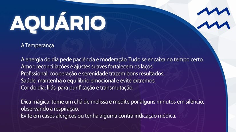 Previsão para Aquário / Arte/DL
