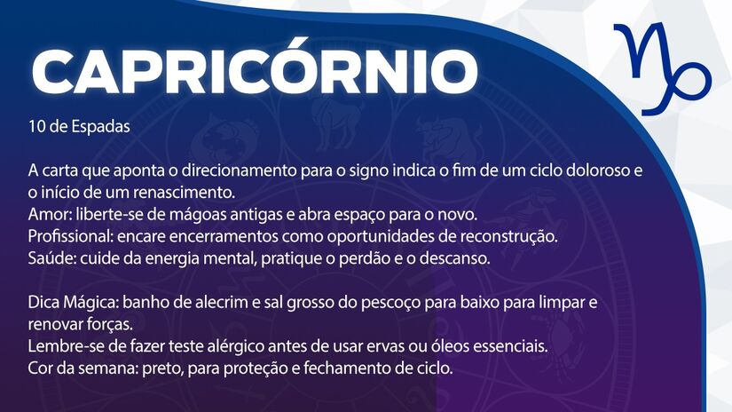 Previsão para Capricórnio / Arte/DL

