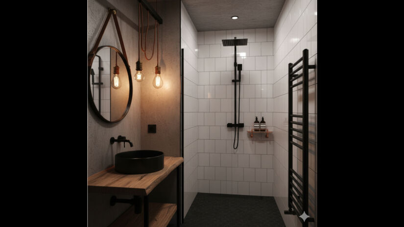 Foto gerada por IA/O acesso sem degraus ou barreiras torna o banho mais seguro e confortável para todos os perfis 