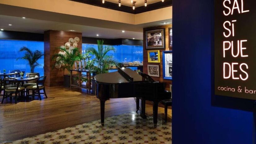É uma excelente opção para pessoas que visitam Cidade do Panamá, oferecendo um ambiente luxuoso e várias comodidades que vão tornar a sua estadia mais especial - Divulgação 