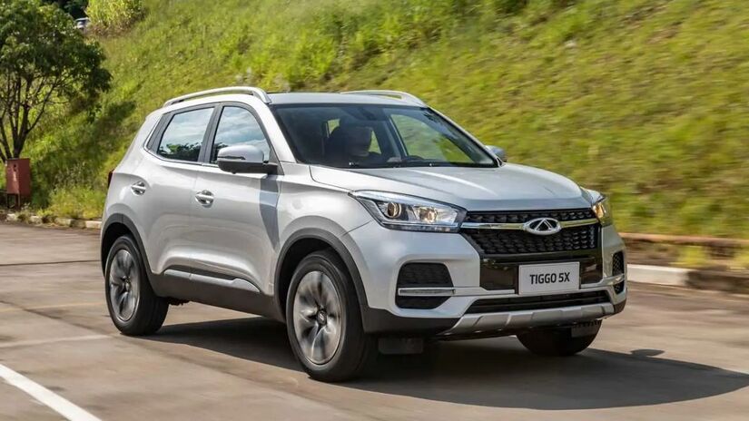 Com fábrica em Anápolis (GO), a Caoa Chery foi uma das primeiras marcas chinesas a produzir no Brasil e se destaca com SUVs como Tiggo 5x, 7 e 8, voltados ao público de classe média/ Divulgação Caoa Chery