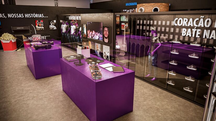 Loja oficial traz produtos licenciados e coleções exclusivas para fãs e colecionadores (Divulgação)