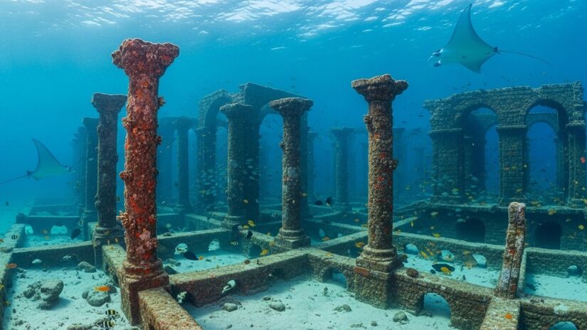 O achado intrigou arqueólogos, geólogos e curiosos em todo o mundo / Imagem ilustrativa gerada por IA