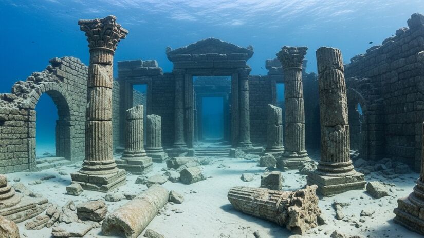 O formato regular das rochas desafia explicações puramente geológicas / Imagem ilustrativa gerada por IA