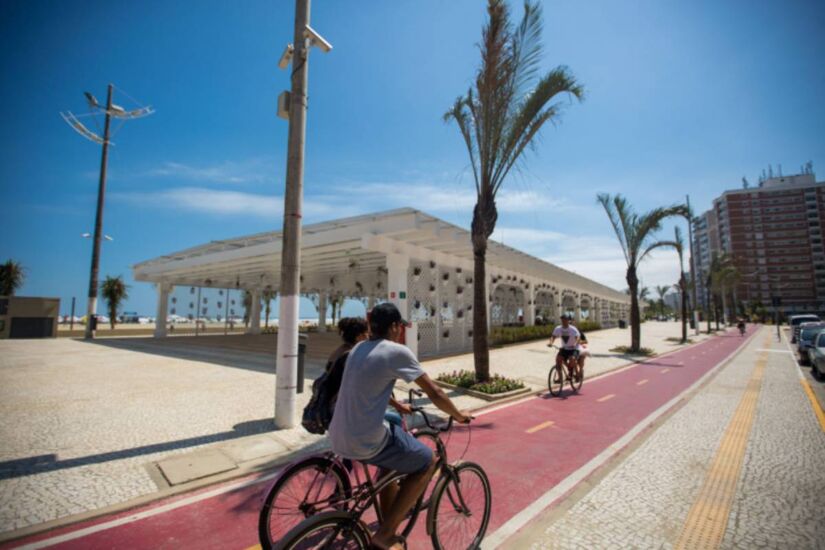 Um espaço que une mobilidade, lazer e a beleza do litoral paulista. Divulgação - PMPG