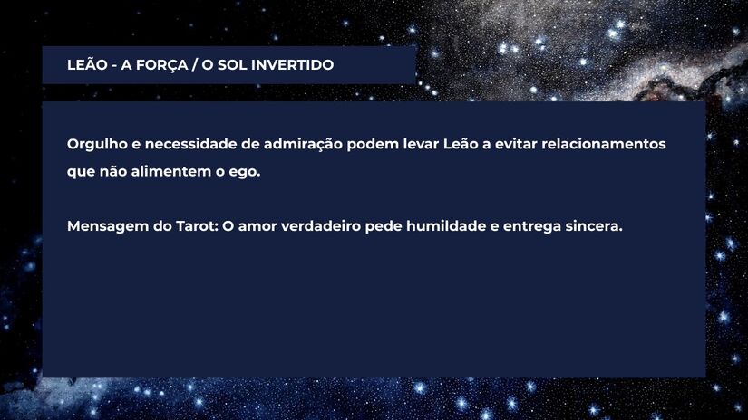 Como o signo de Leão se sabota no amor, segundo o Tarot Terapêutico / Arte/DL
