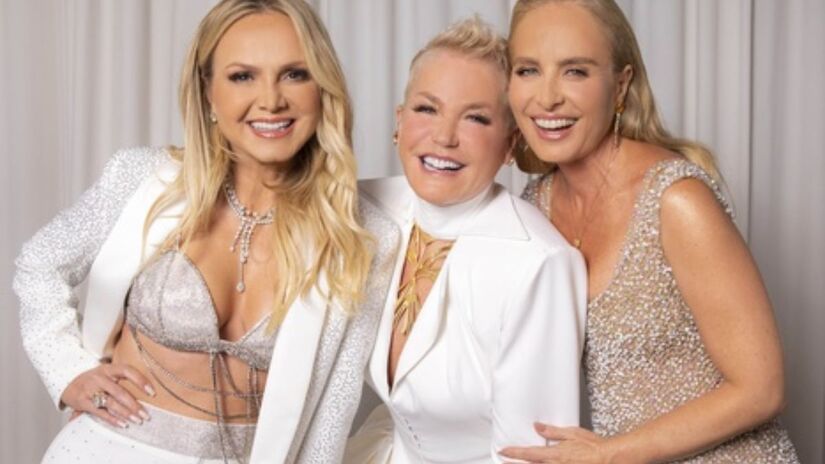Xuxa, Angélica e Eliana dividem o palco pela primeira vez na história do especial/Reprodução/Globo