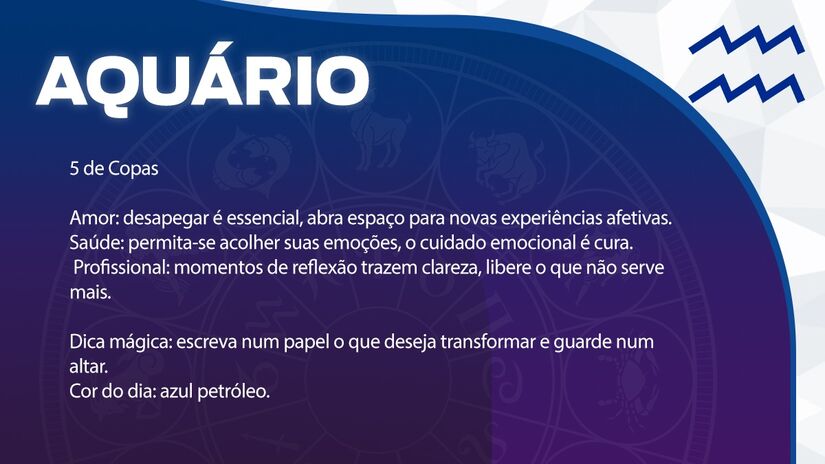 Previsão para Aquário / Arte/DL
