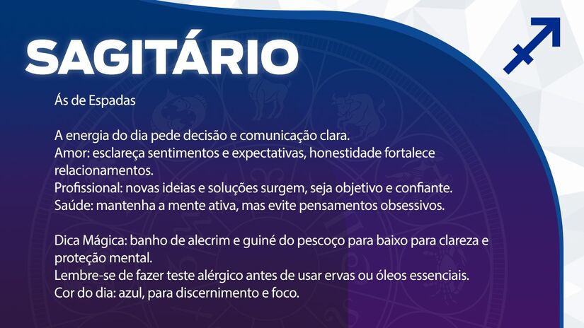 Previsão para Sagitário / Arte/DL
