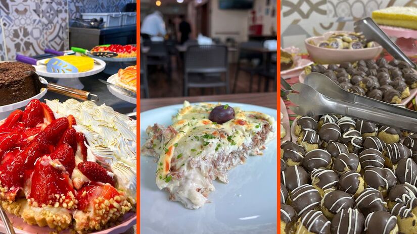 Empório Nova Era: Fundado em 2002, o Empório Nova Era se destaca por receitas caseiras e produtos de qualidade, conquistando o paladar santista. Funciona todos os dias, das 6h às 22h, na R. Cunha Moreira, 210  Encruzilhada, Santos/ Reprodução Facebook/Emporio Nova Era 