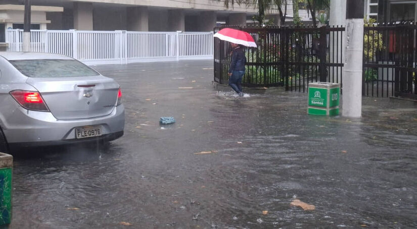 Algumas ruas podem ficar alagadas com pancadas de chuva mais fortes - Crédito/Nair Bueno/DL