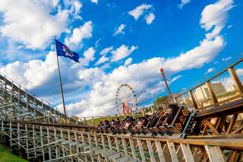 A Montezum é adrenalina pura / Crédito Hopi Hari