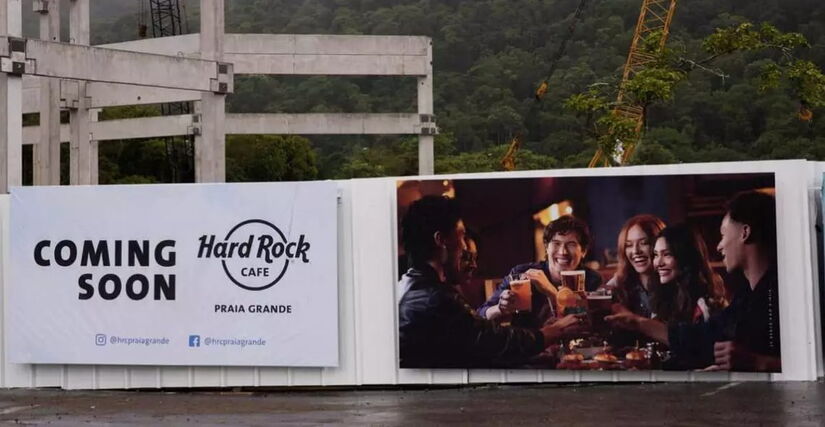 A nova unidade do Hard Rock Café ainda não possui uma previsão de inauguração exata (Divulgação)